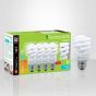 Ampoule fluocompacte, T2 spirale, blanc froid, 13 W, 4/pqt