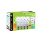 Ampoule fluocompacte, T2 spirale, blanc froid, 13 W, 4/pqt