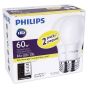 Ampoule DEL, A19, blanc chaud, 9 W, 2/pqt
