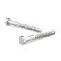 Hex Head Lag Screws - Zinc