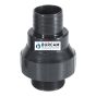 Check Valve - 1 1/4" and 1 1/2" - 1 1/4" ABS - Black