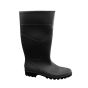 Bottes de PVC 16", noir, grandeur 5