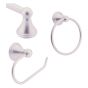 Accessoires de salle de bain preston, nickel brossé