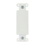 Decorative insert plate cover - White