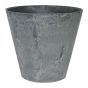 Pot de fleurs Claire, fini pierre, 9"