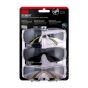 Ensemble de 3 lunettes de protection SecureFit