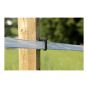 Isolateur de clôture électrique pour poteau de bois, 80/pqt, noir