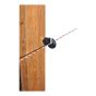 Isolateur de clôture électrique pour poteau de bois, 25/pqt