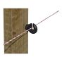 Isolateur de clôture électrique pour poteau de bois, 25/pqt