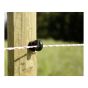 Isolateur de clôture électrique pour poteau de bois, 25/pqt