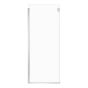 Panneau de retour, Duel, 32" x 74", verre, clair