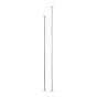 Barreaux d'escalier, 1/2" x 36-40", 2/pqt, argent