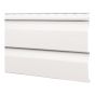 Revêtement vinyle, D4.5 Colonial, Blanc, 9" x 145"