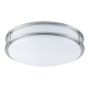 Plafonnier DEL Milano, 12", 15 W, 3000 K, chrome