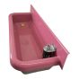 Free Stall Drinking Trough - Pink - 4'