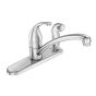 Adler One-Handle Kitchen Sink Faucet with Side-Sprayer - Chrome