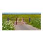 True North Light Farm Gate -20-Gauge- Red - 6'