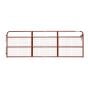 Barrière de ferme légère avec grillage True North, calibre 20, rouge, 12'