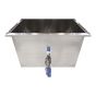 Sugar pan with valve