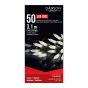 Jeu de 50 lumières M5, blanc chaud, 12'