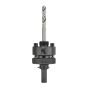 Mandrin pour scie emporte-pièce de 1 1/4" (32 mm) à 6" (152 mm), Tige de 3/8"