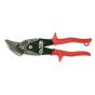 Aviation offset snip  - Red - 9 1/4" - Left