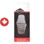 Coin en acier tout usage, #6, pack de 2