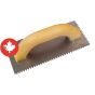 Truelle à céramique avec dents en V