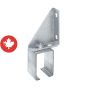 Support simple ajustable pour rail carré