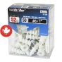 WallDriller Nylon #6  (+ Screws) Anchors (50)