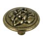 Bouton traditionnel en métal Provence, antique anglais, 1/pqt, 32 mm