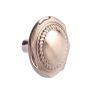 Bouton traditionnel en métal Provence, nickel brossé, 1/pqt, 32 mm
