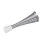 3" Flexible Door Stop - Zinc - 3"