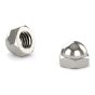 Hexagonal acorn cap nut - Nickel - #10 - 4/Pkg
