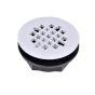 Drain douche ABS, grille PVC blanche, 2"