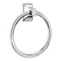 Contemporary Towel Ring - Chrome