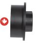 Adaptateur pour lave-vaisselle en ABS DWV, 1 1/2" x 1/2" IPS FEM, mâle x fem. filetée, noir