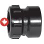 Adaptateur de siphon femelle ABS DWV avec écrou