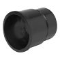 ABS DWV Cast Iron Adapter - F 4" x M 3" - Hub x Spigot - Black