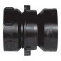 ABS DWV Union with Special Washer - 1 1/2" - Hub - Black