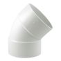 Coude 45° en PVC/BNQ