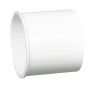 Manchon avec butoir en PVC/BNQ, 4", femelle, blanc