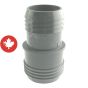 Raccord réduit de plastique, 2" x 1 1/2"