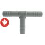 Adaptateur en "T" de plastique, 1/2"