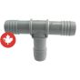 Adaptateur en "T" de plastique, 1"