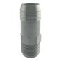 Adaptateur croissant mâle, 1/2" x 3/4", gris