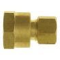 Union reduction en laiton 3/8 po tube x 1/2 po fpt