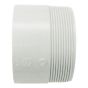 PVC/BNQ Adapter - 4" - Hub x Spigot - White