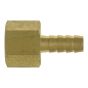 Adaptateur cannele femelle laiton 3/8 po tube x 1/2 po fpt