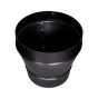 Black Matt Reducer (Small End Crimp) - 24 Ga - 7" x 6"